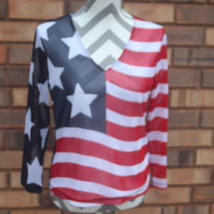 PATRIOTIC DRESSY TOP